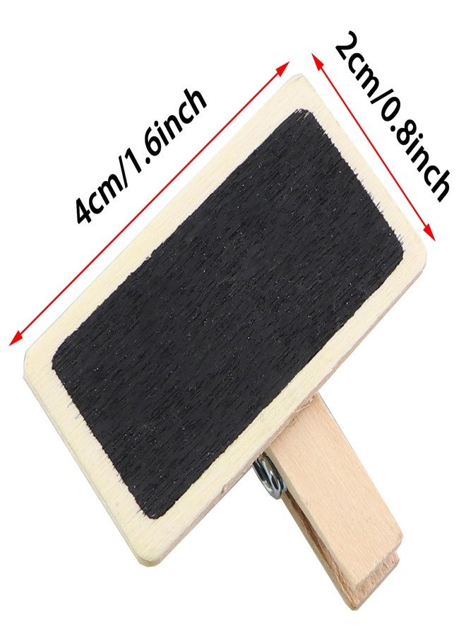 مجموعة مشابك خشبية صغيرة للسبورة من KKUANG، 15 قطعة، مشابك ملاحظات لاصقة، مشابك خشبية مستطيلة الشكل 1.6 × 0.8 بوصة، مشابك لوحات رسائل، مشابك ملصقات، مشابك صور بسيطة لحفلات الزفاف والمناسبات والمكاتب والمطابخ - Image 2